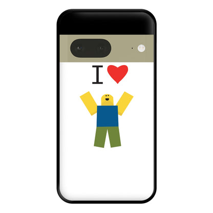 I love Blox Gaming Phone Case for Google Pixel 7a