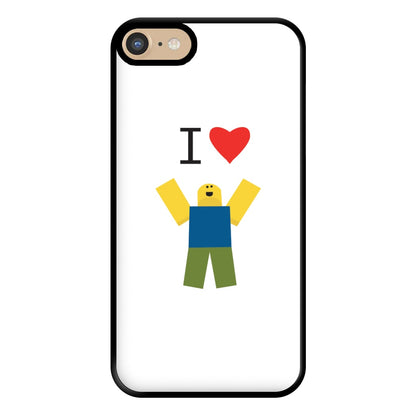 I love Blox Gaming Phone Case for iPhone 6 / 7 / 8 / SE