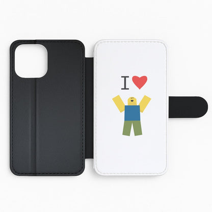 I love Blox Gaming Flip Phone Case