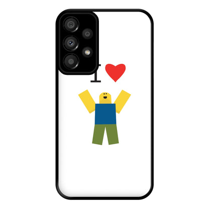 I love Blox Gaming Phone Case for Galaxy A33