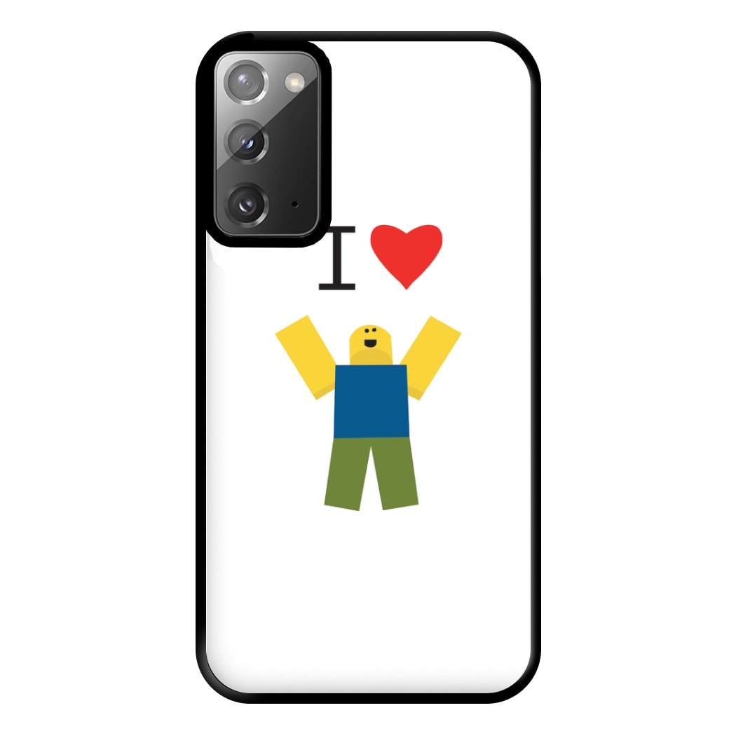 I love Blox Gaming Phone Case for Galaxy Note 20 Ultra