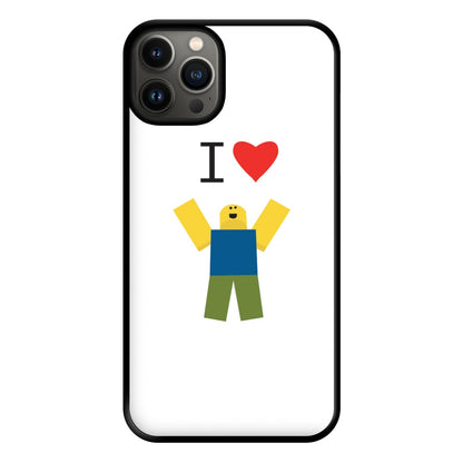 I love Blox Gaming Phone Case for iPhone 13