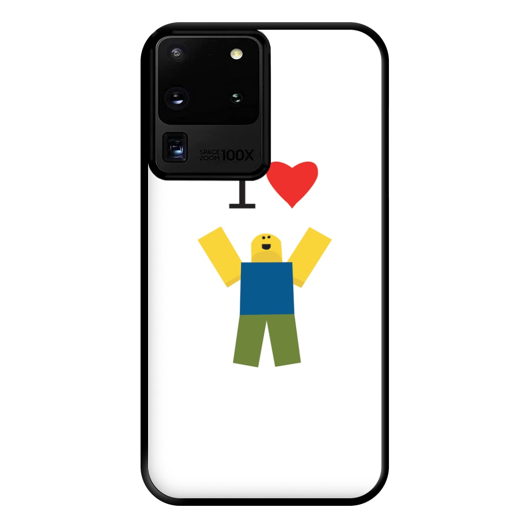 I love Blox Gaming Phone Case for Galaxy S20 Ultra