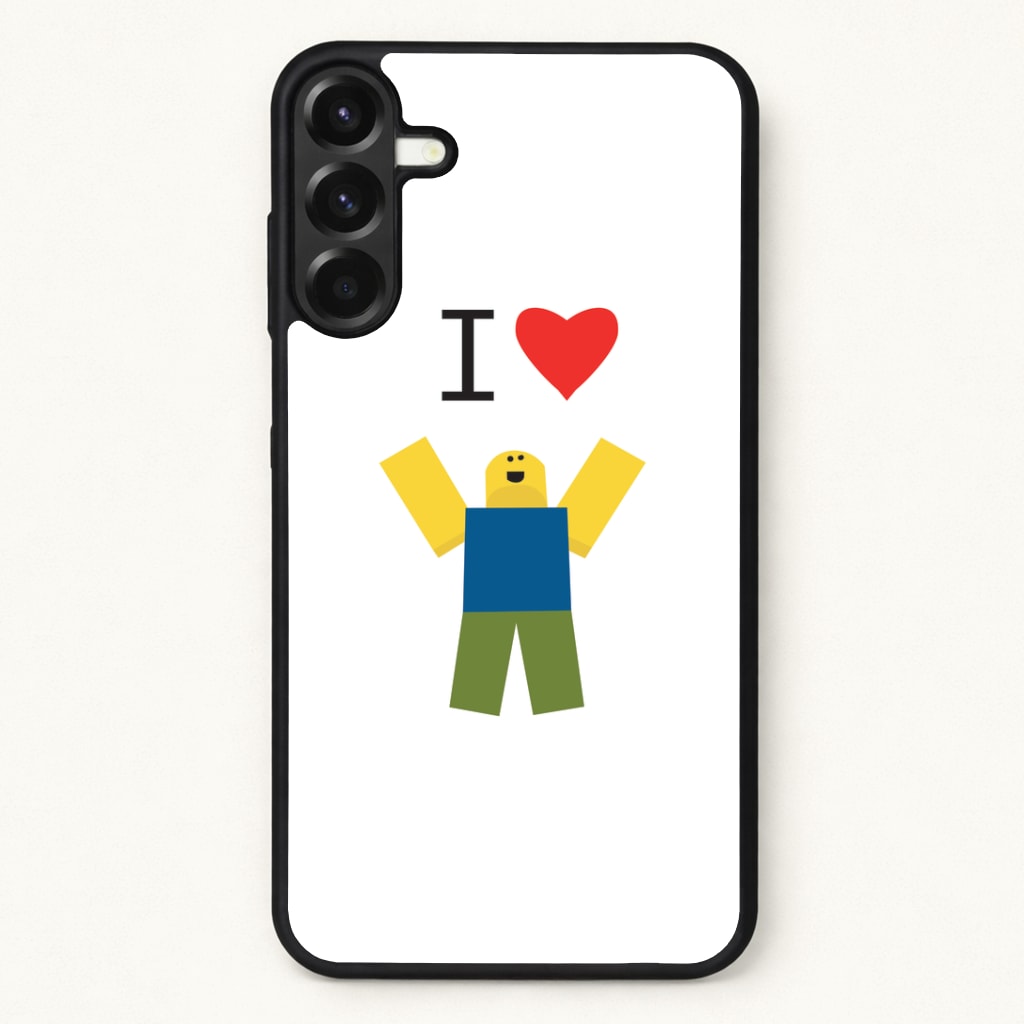 I love Blox Gaming Phone Case for Galaxy A57