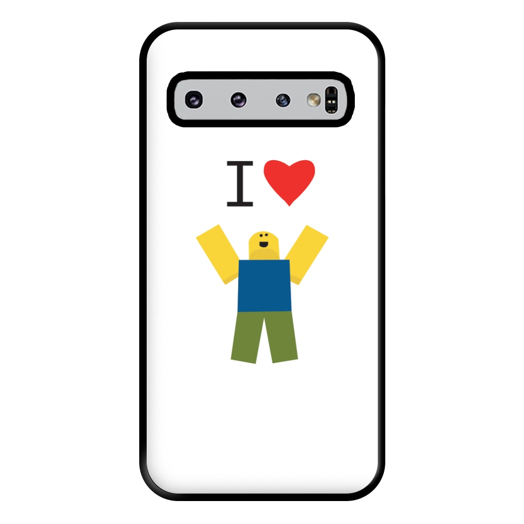 I love Blox Gaming Phone Case for Galaxy S10 Plus