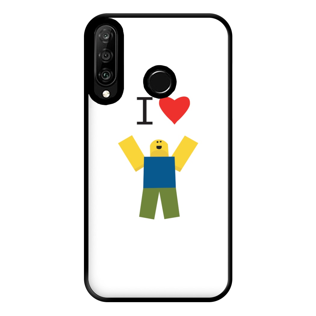 I love Blox Gaming Phone Case for Huawei P30 Lite