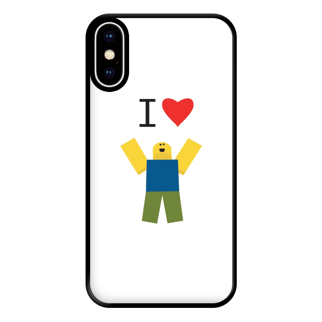 I love Blox Gaming Phone Case for iPhone XS Max