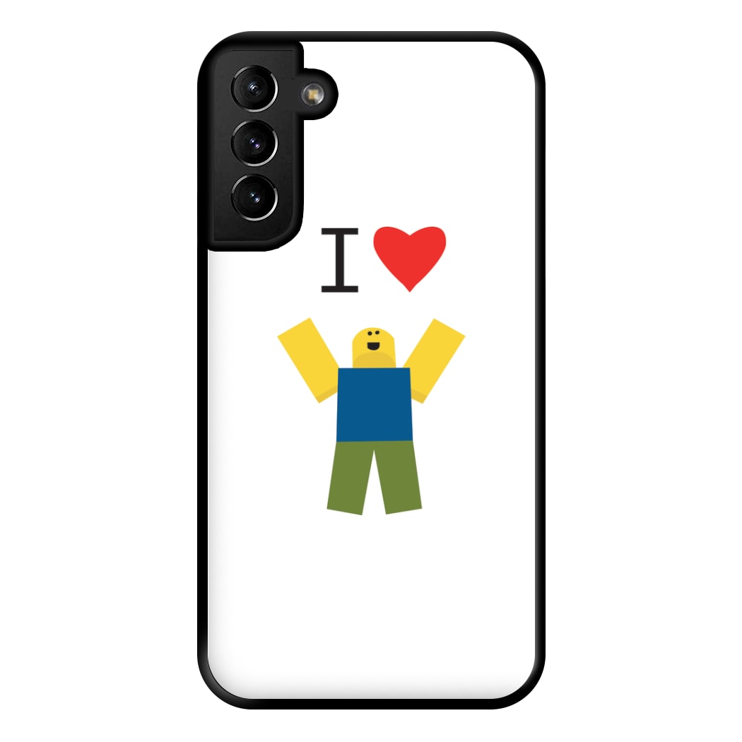 I love Blox Gaming Phone Case for Galaxy S21 Plus