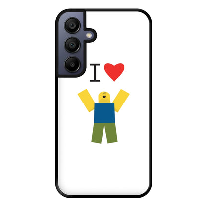 I love Blox Gaming Phone Case for Galaxy A15