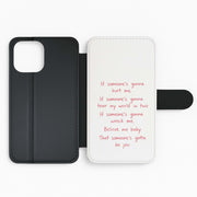 Babydoll Lyrics Flip / Wallet Phone Case 2