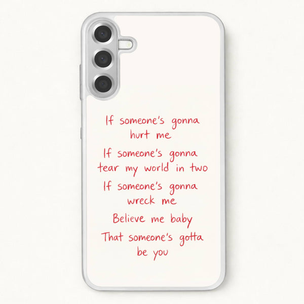 Babydoll Lyrics - Jamie Miller Phone Case - Galaxy A37 / Standard