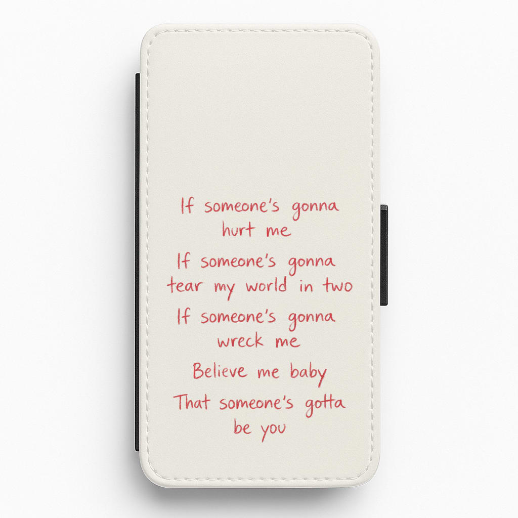 Babydoll Lyrics Flip / Wallet Phone Case