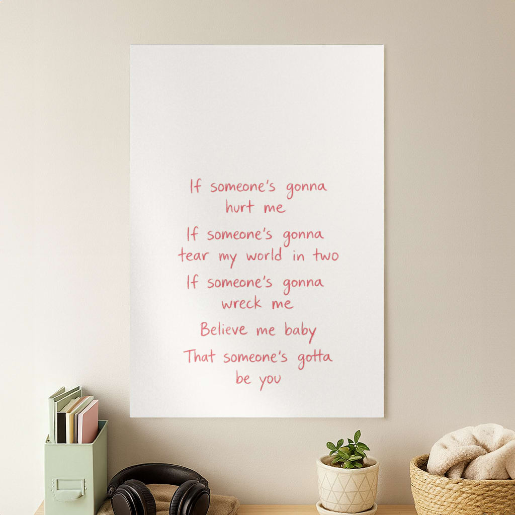 Babydoll Lyrics Poster