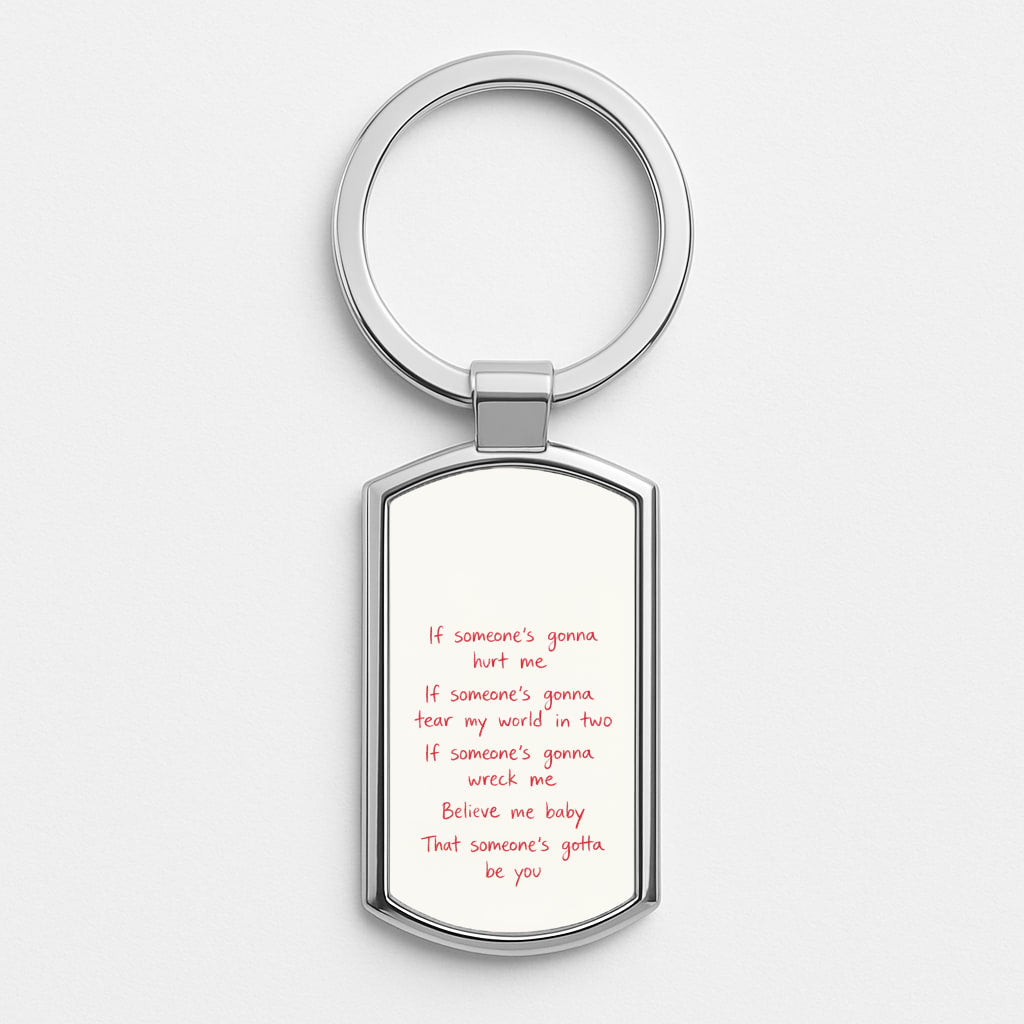 Babydoll Lyrics Luxury Keyring