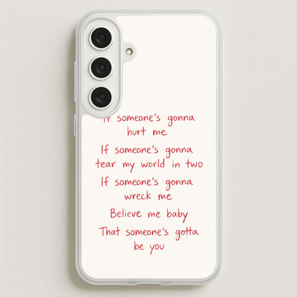 Babydoll Lyrics - Jamie Miller Phone Case - Galaxy S26FE / Standard