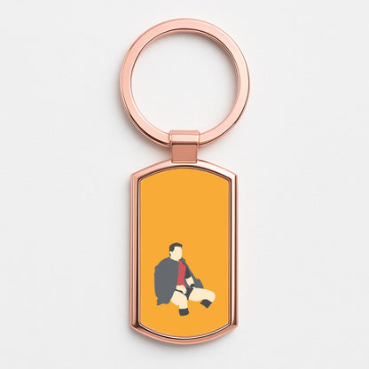Richie McCaw - Rugby Rose Gold Keyring