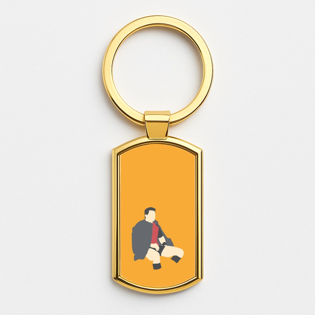 Richie McCaw - Rugby Gold Keyring