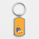 Richie McCaw - Rugby Silver Keyring