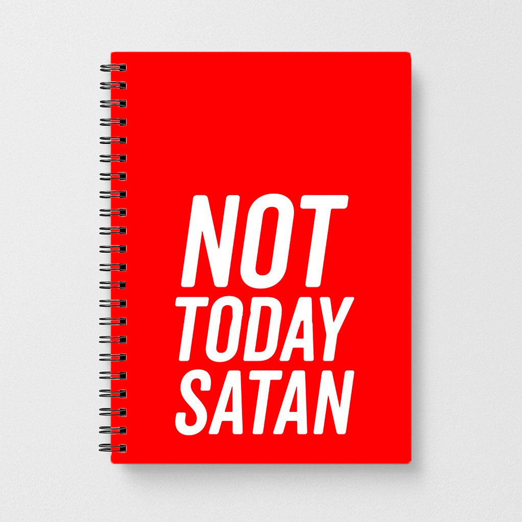 Red Not Today Satan - Drag Queen's Drag Race Notebook