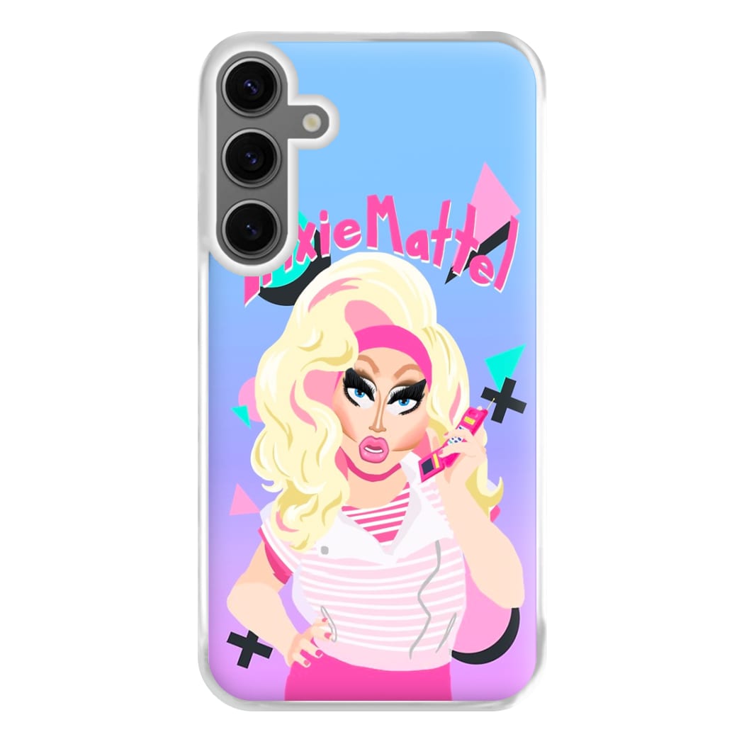 Trixie Mattel 80's Realness - Drag Queen's Drag Race Phone Case for Galaxy S24FE