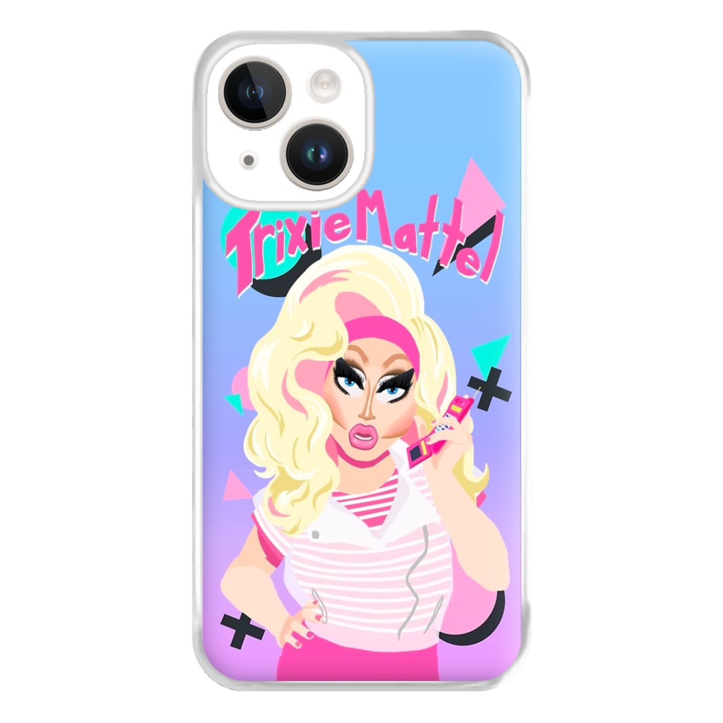 Trixie Mattel 80's Realness - Drag Queen's Drag Race Phone Case for iPhone 14