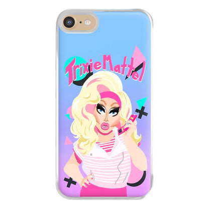 Trixie Mattel 80's Realness - Drag Queen's Drag Race Phone Case for iPhone 6 / 7 / 8 / SE