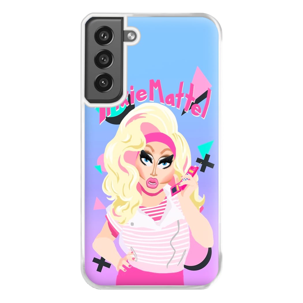 Trixie Mattel 80's Realness - Drag Queen's Drag Race Phone Case for Galaxy S21FE