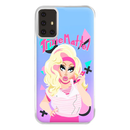 Trixie Mattel 80's Realness - Drag Queen's Drag Race Phone Case for Galaxy A71