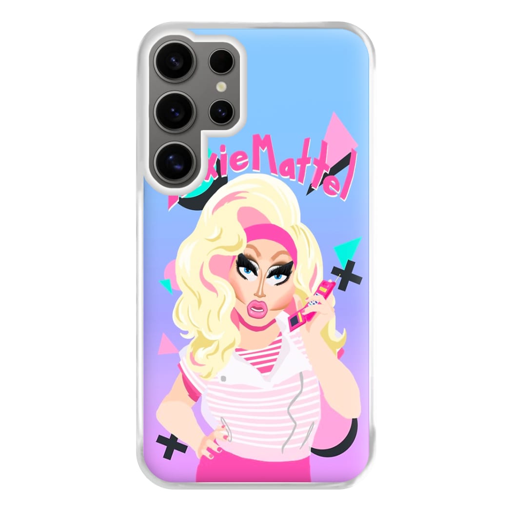 Trixie Mattel 80's Realness - Drag Queen's Drag Race Phone Case for Galaxy S24 Ultra