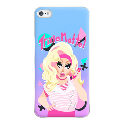 Trixie Mattel 80's Realness - Drag Queen's Drag Race Phone Case for iPhone 5 / 5s / SE 2016