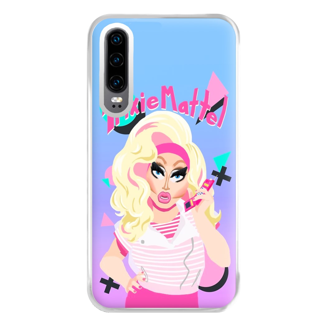 Trixie Mattel 80's Realness - Drag Queen's Drag Race Phone Case for Huawei P30