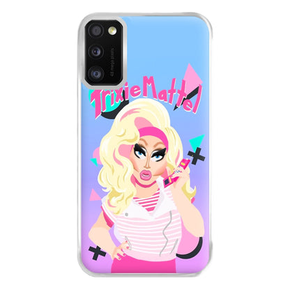 Trixie Mattel 80's Realness - Drag Queen's Drag Race Phone Case for Galaxy A41