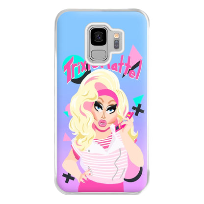 Trixie Mattel 80's Realness - Drag Queen's Drag Race Phone Case for Galaxy S9 Plus