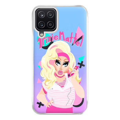 Trixie Mattel 80's Realness - Drag Queen's Drag Race Phone Case for Galaxy A12