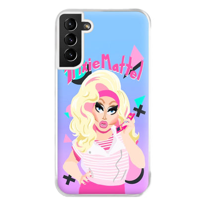 Trixie Mattel 80's Realness - Drag Queen's Drag Race Phone Case for Galaxy S21 Plus