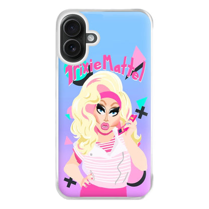 Trixie Mattel 80's Realness - Drag Queen's Drag Race Phone Case for iPhone 16 Plus