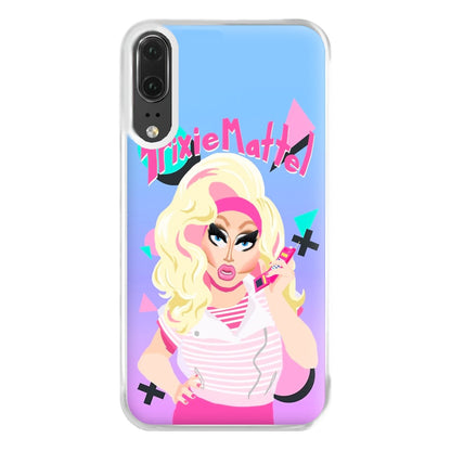 Trixie Mattel 80's Realness - Drag Queen's Drag Race Phone Case for Huawei P20