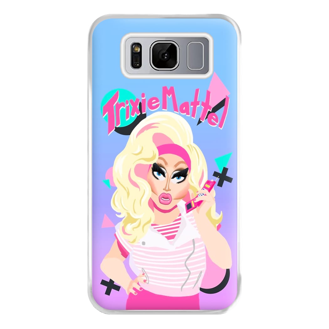 Trixie Mattel 80's Realness - Drag Queen's Drag Race Phone Case for Galaxy S8 Plus