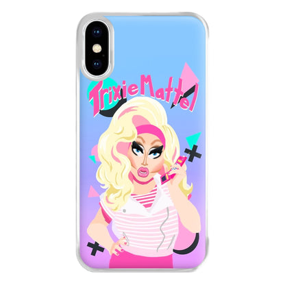 Trixie Mattel 80's Realness - Drag Queen's Drag Race Phone Case for iPhone XS Max