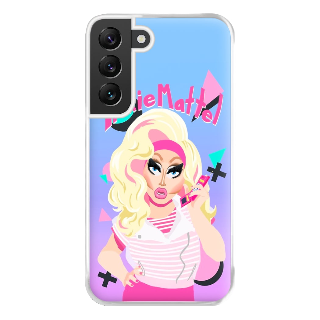 Trixie Mattel 80's Realness - Drag Queen's Drag Race Phone Case for Galaxy S22 Plus