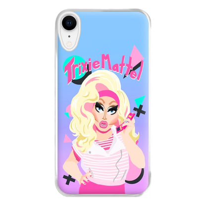 Trixie Mattel 80's Realness - Drag Queen's Drag Race Phone Case for iPhone XR