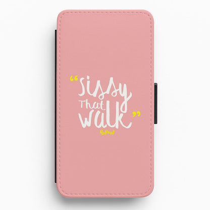 Pink Sissy That Walk - RuPaul's Drag Race Flip Wallet Phone Case