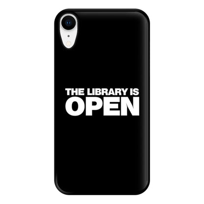 The Library is OPEN - Drag Queen's Drag Race Phone Case for iPhone XR