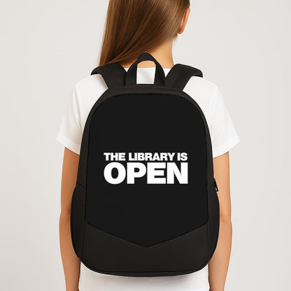 The Library is OPEN - Drag Queen's Drag Race Large School Bag