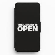 The Library is OPEN - Drag Queen's Drag Race Flip Wallet Phone Case 1