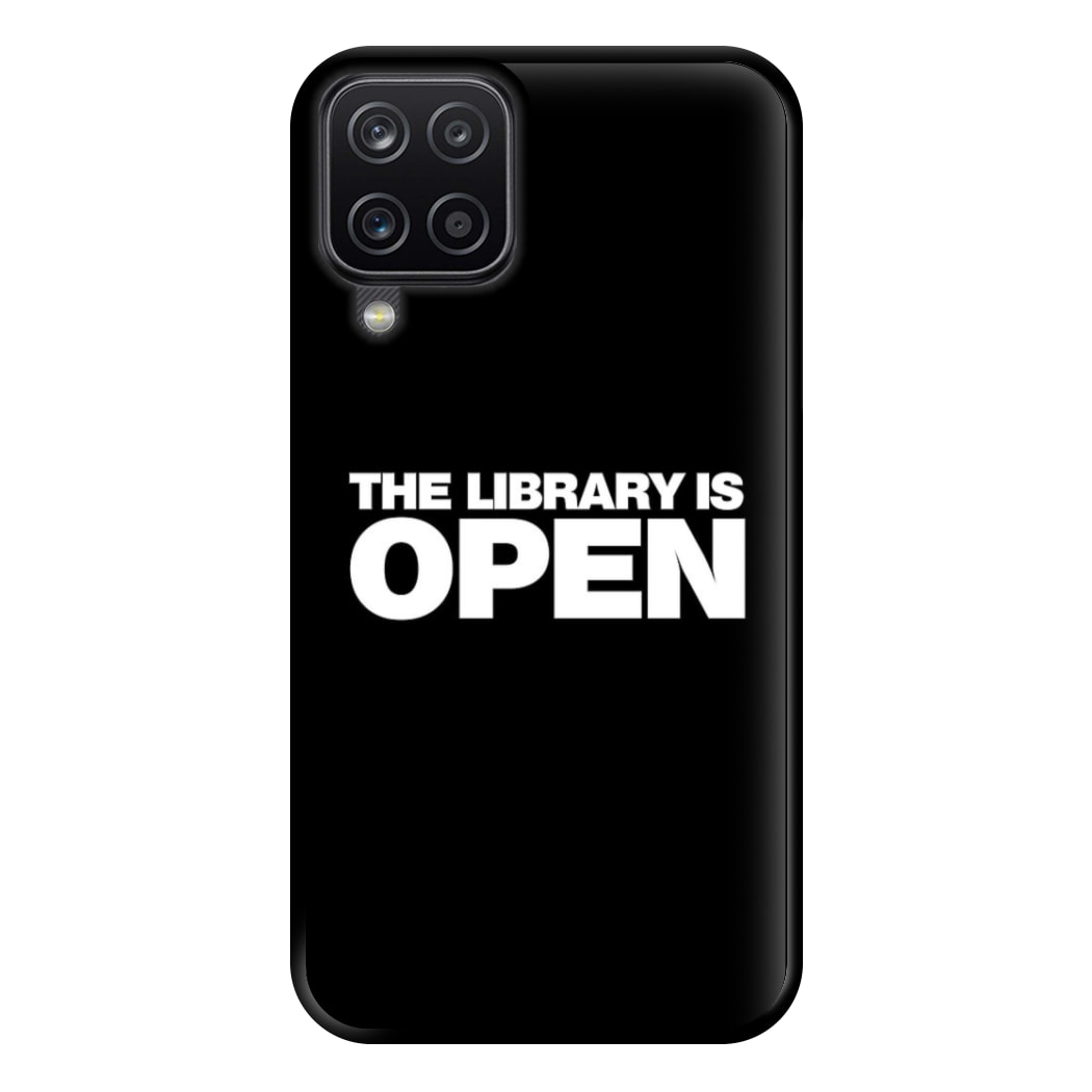 The Library is OPEN - Drag Queen's Drag Race Phone Case for Galaxy A12