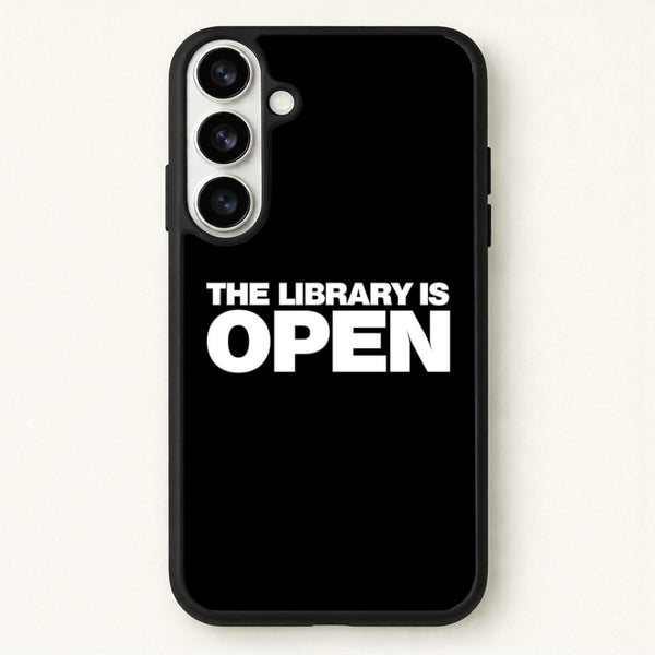 The Library is OPEN - Drag Queen's Drag Race Phone Case for Galaxy S26 Plus
