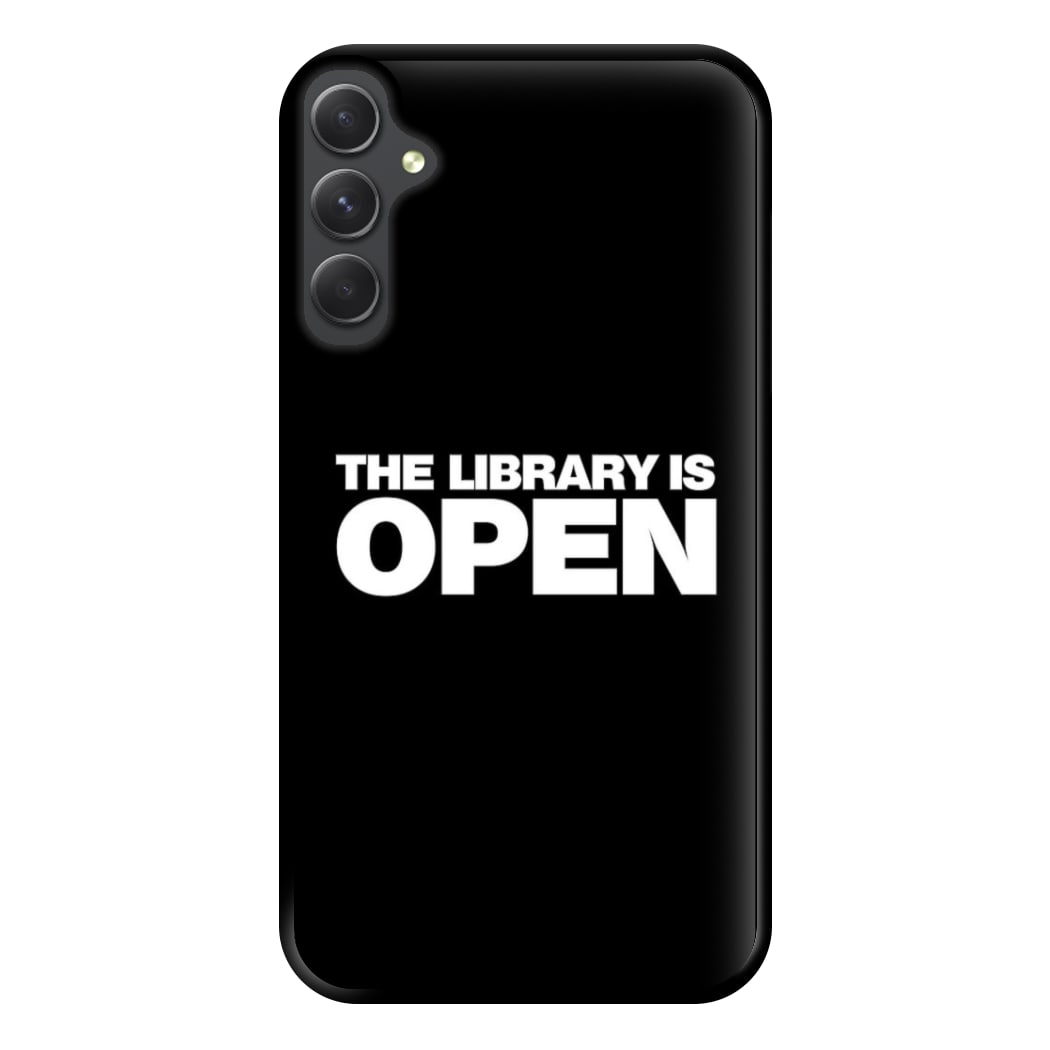 The Library is OPEN - Drag Queen's Drag Race Phone Case for Galaxy A34