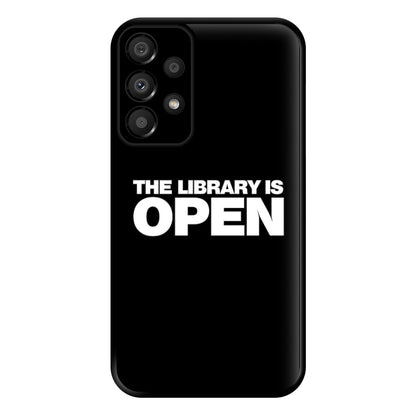 The Library is OPEN - Drag Queen's Drag Race Phone Case for Galaxy A33