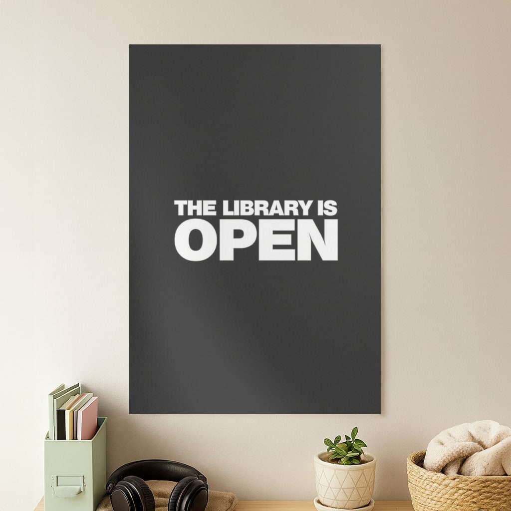 The Library is OPEN - Drag Queen's Drag Race Poster